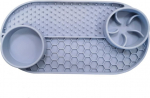 Nordic Paws - Lickmat 3in1 - Grey - 32x16.5cm