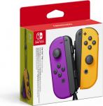 Nintendo Switch Joy-Con Controller Pair - Neon Purple (L) & Neon Orange (R)