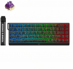 MCHOSE Ace 68 Magnetinė Hall Effect klaviatūra &ndash; Black Topographic (TTC Dragon Lord Switches)