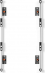 Edbak ULS3337 Universal LED System for 3 cabinets 600 x 337.5 | Black