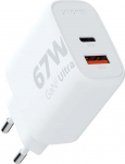 Xtorm - 67W GaN2 Ultra Home Charger USB-C PD/USB-A White