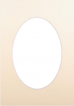 Victoria Collection Passepartout 21x29.7, biscuit oval