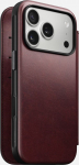 No Name Nomad Modern Leather Folio mobile phone case 16 cm (6.3") Burgundy