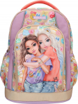 Topmodel - School Backpack GIRL POWER - Beige, Lilac, and Coral (413285)