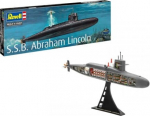 Revell Plastic model Ship S.S.B. Abraham Lincoln W/IN 1/253