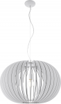 Eglo - Stellato Pendant Lamp - White - &Oslash;70 cm - Elegant Wooden Design