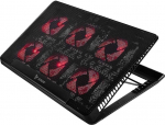 Savio Laptop cooling pad, 6 backlit fans, 2000 RPM, SAVIO COS-01