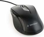 Gembird MUS-6B-01 mouse Ambidextrous USB Type-A Optical 1600 DPI