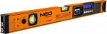 Neo Tools spirit level with electronic display and laser pointer 60 cm