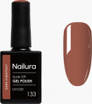 Nailura - Gel Polish 133 - Dark Chestnut - 10 ml