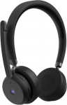 Lenovo Wireless VoIP Headset Head-band Office/Call center Bluetooth Black