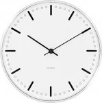 Arne Jacobsen Clocks Arne Jacobsen - City Hall Wall Clock - &Oslash;21 cm - White