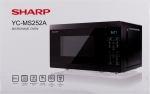Sharp YC-MS252AE-B microwave oven
