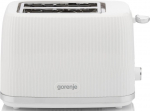 Gorenje T850DPW Toaster, Power 850 W, 2 slots, White | Gorenje