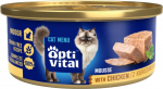 Optivital Mini can with chicken - wet cat food - 85g