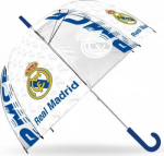 Kids Euroswan Umbrella transparent manual Real Madryt