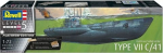 Revell Plastic model German submarine type VII C/41 1/72