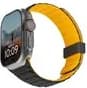 No Name UAG Pathfinder - silikonowy dwustronny pasek magnetyczny do Apple Watch series 4-6 & SE 1-3, 44mm / series 7-9, 45mm / series 10-11, 46mm / Ultra 1-3, 49mm (heritage yellow / black)