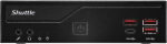 Shuttle Slim PC DB860 , S1851, 2x HDMI, 1x DP, 1x USB-C (DP), 1x 2.5", 1x M.2, 2x LAN (Intel 1G + 2.5G), 2x COM, 24/7 permanent operation, incl. VESA