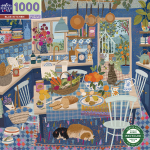 Eeboo - Puzzle 1000 pcs - Blue Kitchen - (EPZTBUK