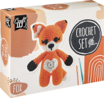 Craft Id - Crochet kit fox, 13x8.5x17cm - (K-CR1700/GE)