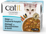Cuisine Catit - Cuisine Premium Wet Food for Cats - Stew with Seafood Pumpkin - 95 g