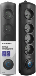 Qoltec 50104 surge protector 4 AC outlet(s) 230 V 1.5 m Black