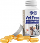 John Dog VetFerus Golden Fish Oil - supplements for dogs and cats &ndash; 30