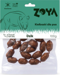 Zoya Wild boar sausages - dog treat - 100g