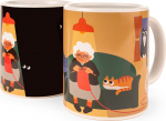 Kikkerland Cat Lady Morph Mug