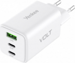 Yenkee YAC G65 WH VOLT USB C 65W 3A Power Deli