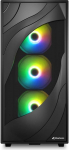 Sharkoon REBEL C80M RGB Midi Tower Black