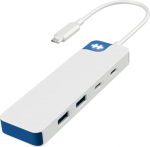 Hyper HyperDrive Flex 4 Port USB-C Combo Hub, Blue | Hyper