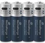Mediarange BATTERY RECH. LI-ION AA 1.5V/1400MAH 4P MRBAT161 MEDIARANGE