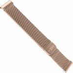 Fixed | Mesh Strap with Quick Release, 18mm, Stainless Steel Mesh Strap for Smartwatch | Gold