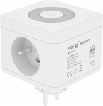 Kerg SMART &ndash; 2-SOCKET POWER STRIP + USB-A+USB-C CHARGER + LED LIGHT 16A/250V~ M02730