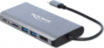 Delock 87683 laptop dock/port replicator Wired USB 3.2 Gen 1 (3.1 Gen 1) Type-C Grey