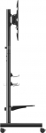 Equip 50"-90" Mobile TV Trolley with Pegboard Shelf