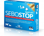 Eurowet Sebostop Spot-on - anti-seborrhea product for dogs and cats - 5 x 2 ml