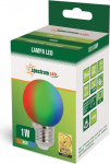 Spectrum Lemputė Spectrum LED, P45, E27, 1 W, 10 lm, RGB