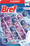 Bref WC valiklis-gaiviklis BREF POWER AKTIV LAVENDER, 3&times;50 g