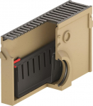 ACO Įtekėjimo dėžė su cinkuotomis grotelėmis A15 Euroline 0,5 m