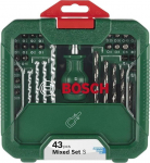 Bosch Antgalių ir grąžtų rinkinys Bosch, 43 vnt.