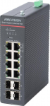 Hikvision DS-3T1512HP-SI-8P4FKIT(240W) network switch Managed Gigabit Ethernet (10/100/1000) Power over Ethernet (PoE) Black
