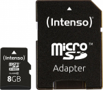 Intenso MEMORY MICRO SDHC 8GB C10/W/ADAPTER 3413460 INTENSO