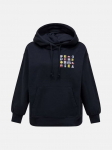 Peak Performance Bluza damska PEAK PERFORMANCE W Terry Graphic Hood kolor czarny - M