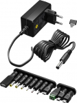 Goobay | 64568 Universal Power Supply 3 V - 12 V, Max. 12 W, Black