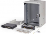 Digitus SOHO Pro network set, 254 mm (10") - 9U, 315 x 300 mm (W x D)