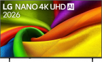 LG NANO 4K AI TV | 85NU800B3LA | 85 | Smart TV | webOS | UHD | Black