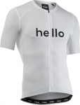 Northwave Koszulka rowerowa NORTHWAVE Blade Hello Goodbye Jersey S/s biała - XL